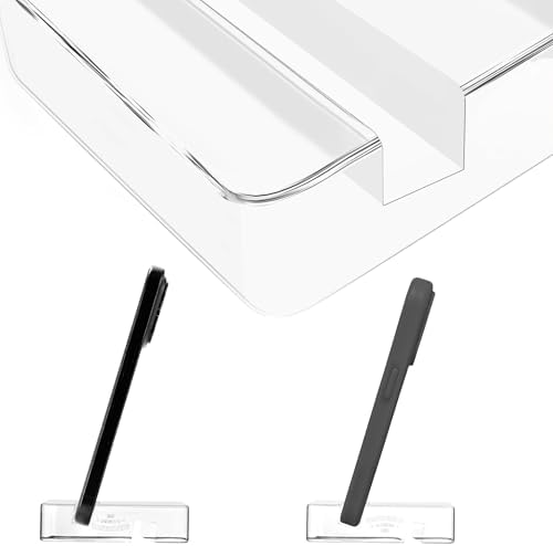 Transparent Acrylic Tablet Stand, Portable Phone Holder for Desk Use - Image 7