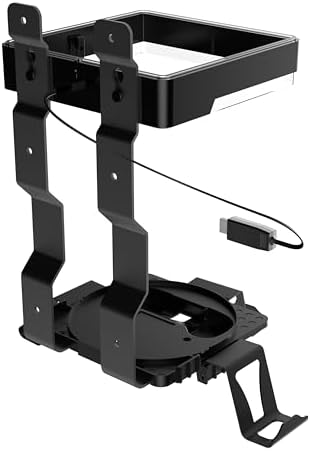 Wall Mount for Xbox Series X/S with 2 Game Controller Hanger& 1 Headset Hook-Support APP Control RGB Lights/Headphone Stand–Strong Bracket Holder for Xbox X/S - Image 7