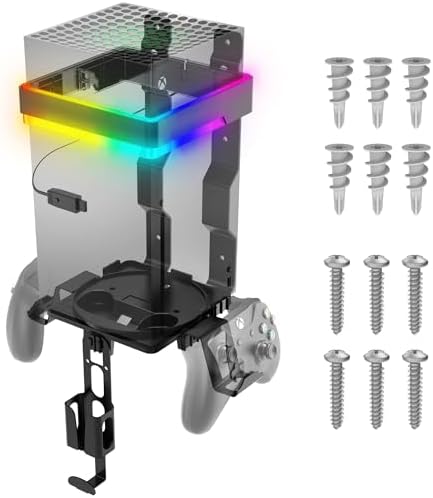 Fosmon Wall Mount for Xbox Series X/S Gaming Console Shelf Kit Stand - Image 7