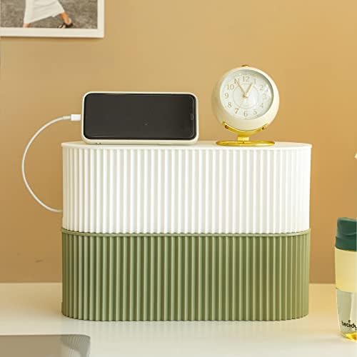 Cable Management Box, Plastic Cord Hider Box, Small, White - Image 7
