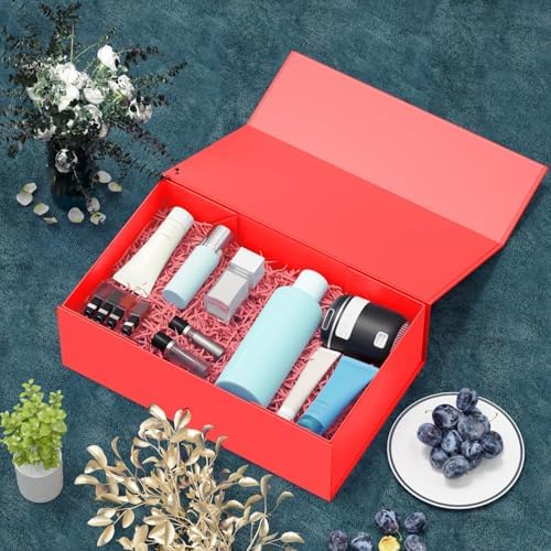 RYDDOY Red Gift Box, 13.8x9.5x4.3'' Large Gift Boxes with Lids - Image 7