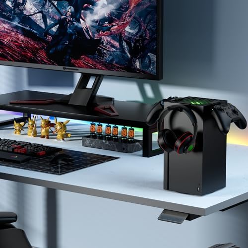 Controller Holder Detachable for Xbox Series X - 2 Controller Holders and 1 Headphone Stand for Xbox Series X Gamers - Image 6