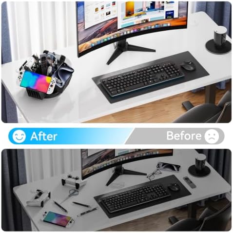 KDD Controller Organizer for Desktop - 360°Rotatable Controller Holder with Storage Box - Universal Stand for 4 Controllers, Desk Organizer for Switch Remote Control Pen Gamer Accessories - Image 7