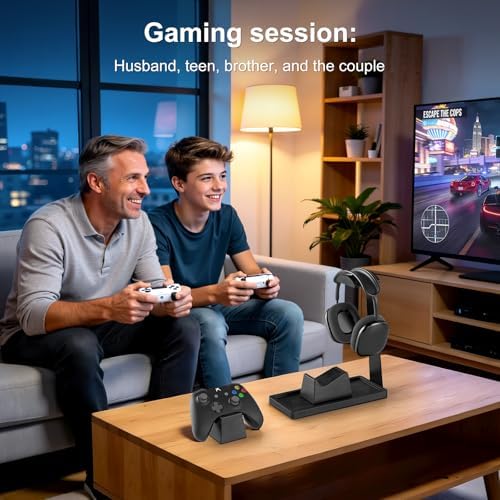 UPERGO Headphone and Headset Stand with Controller Holders Gamer Gifts - Image 7