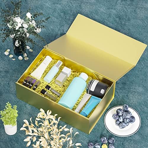 RYDDOY Gold Gift Box, 13.8x9.5x4.3'' Large Gift Boxes with Lids - Image 7