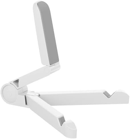 FoldableTablet Phone Stand Holder Portable Monitor Light Weight,iPad for Desk Adjustable Height,Compact Design, Travel Easy Storage, Compatible with MosTablets Kindle Fire and Smart Phones by Unknown
