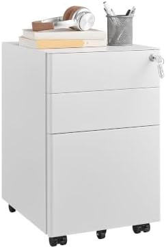 Fully Assembled 3 Drawer File Cabinets for Home Office by GUIZEEOPO