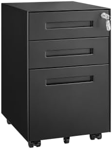 Fully Assembled Home Office Filing Cabinet with Lock by Approgreent