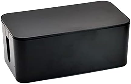 Cable Management Box,Power Cover Surge Protector for Desk Large Black by SunnyZoo