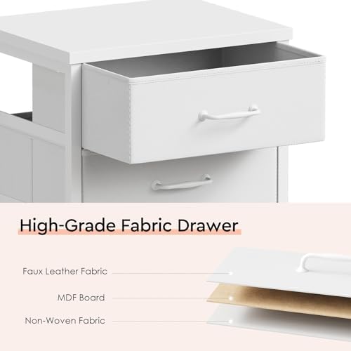 Maihail 3 Drawer File Cabinet on Wheels Fits A4 Size for Home Office - Image 6