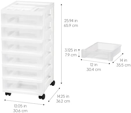 IRIS USA 4-Pack 35 Qt. Letter/Legal File Box with Latching Lid, Black - Image 3
