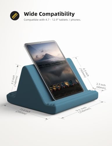Lamicall Tablet Pillow Stand iPad Bed Soft Holder for Lap 6 Viewing Angles - Image 5