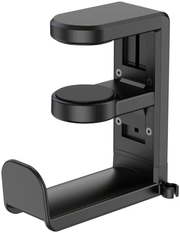 EURPMASK Rotating Headphone Stand,Adjustable Clamp-on Headset Holder Hanger by EURPMASKChoosethecolorofeurope