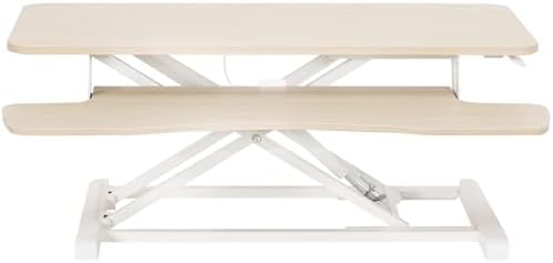 VIVO Standing Desk Converter, 36" Light Wood Top by VIVO