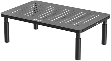 WALI Computer Monitor Stand for Desk, Adjustable Laptop Riser, up to 44 lbs by WALI