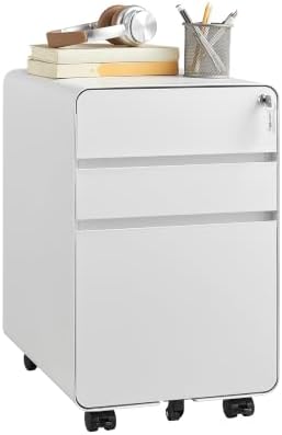 3 Drawer Mobile File Cabinets for Home Office by GUIZEEOPO