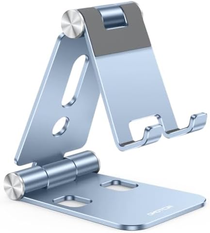OMOTON Foldable Cell Phone Stand, C4 Portable Aluminum Phone Holder by OMOTON