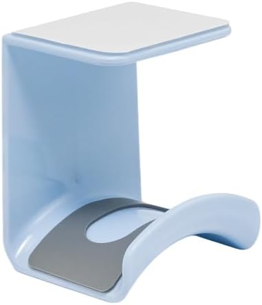 Blue Headphone Stand Hanger, Hanging Headset Holder Hook Under Desk by Adyoney