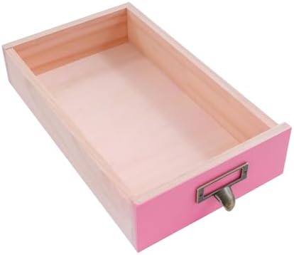 Wooden Desktop Organizer Set 4-Pack 12 Drawers Pine Storage for Tabletop - Image 6