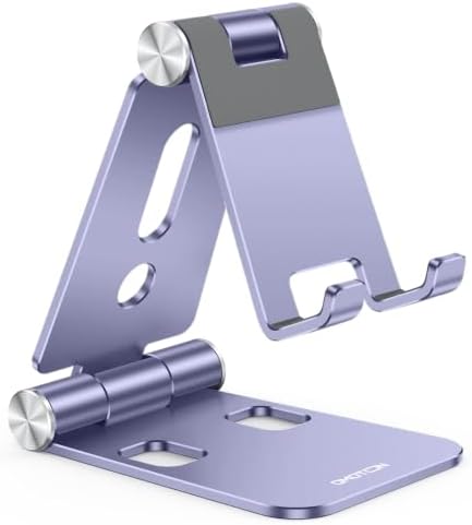 OMOTON Foldable Cell Phone Stand, C4 Portable Aluminum Phone Holder by OMOTON