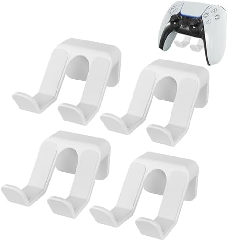 4PCS Controller Holder Wall Mount Headset Holder by Adhesive Screw by SIROLISA