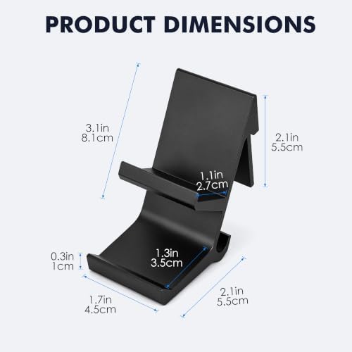 Linkidea Aluminum Alloy Controller & Headset Wall Mount Holder, Black - Image 4
