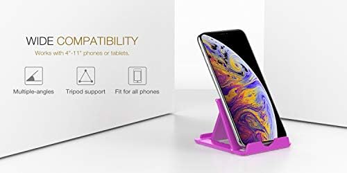 MoKo 2 Pack Cell Phone Stand for Desk, Tablet Stand for 4"-11" Devices - Image 2