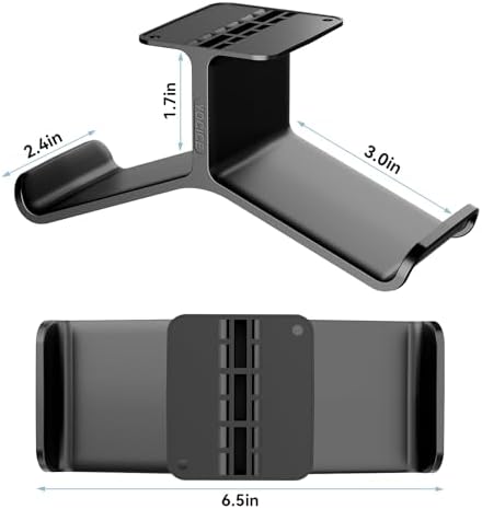 Controller Holder,Headphone Stand Headset and Controller Stand Under Desk Controller Holder with Strong Double Sided Tape Universal Design for Xbox ONE, PS5, PS4, PC - Image 6
