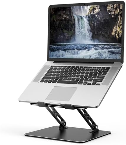 Adjustable Laptop Stand for Desk, Metal Laptop Riser Holder by Gogoonike