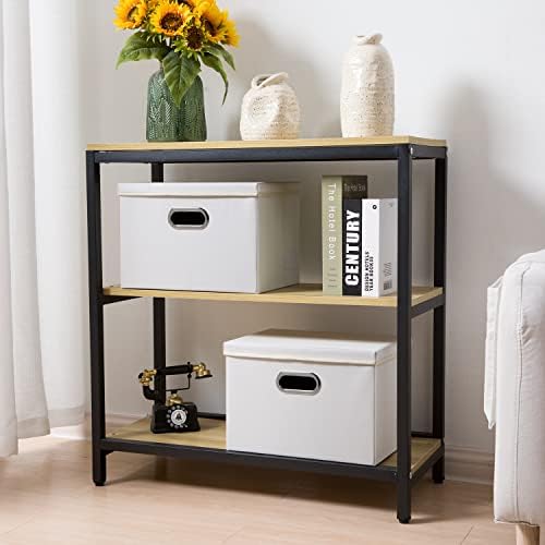 Leather Foldable Storage Boxes with Lids,Closet Storage Bins 24L - Image 2