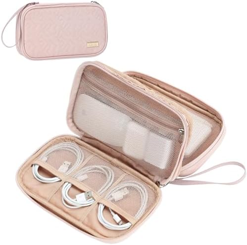 NISHEL Electronics Travel Organizer Cord Case, Charger Cable Tech Bag by NISHEL