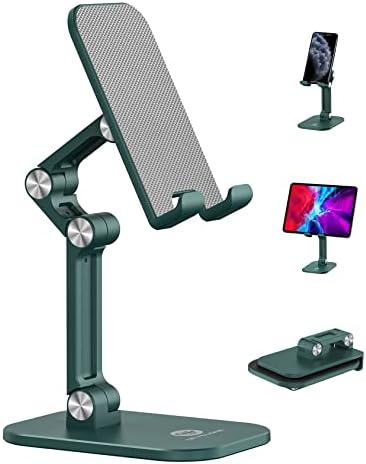 Phone Stand for Desk, Foldable Cell Phone Stand Holder, Green by OCYCLONE