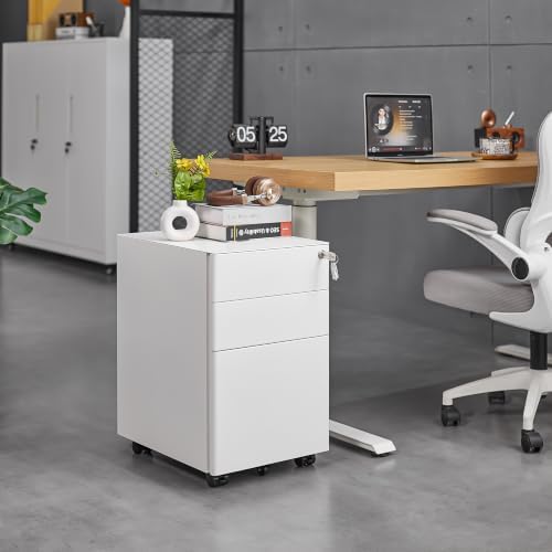 Fully Assembled 3 Drawer File Cabinets for Home Office - Image 2