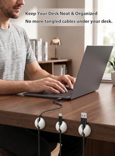 6pcs Cord Holder, Self-Adhesive Cable Clips for Phone Chargers - Image 5