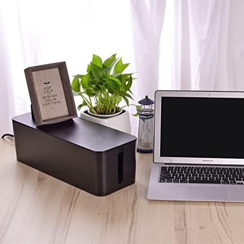 Naeety 3 Pack Cable Organizer Box, Cable Management Box for Surge Protector - Image 7