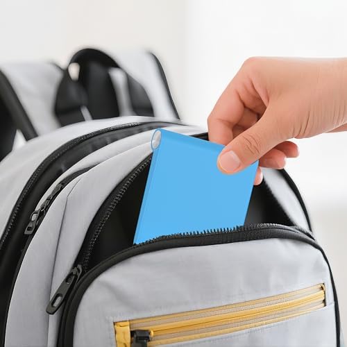 Cell Phone Foldable Stand for Desk, Portable Cell Phone Holder, Adjustable Tablet Dock, Office Desk Accessories for iPhone 18 17 16 15 14 13 Pro Max Air, Galaxy S25, S24, Blue - Image 5