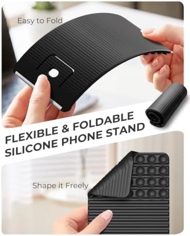 2026 Airplane Phone Holder with Suction Cups, Flexible Silicone Phone Stand - Image 5