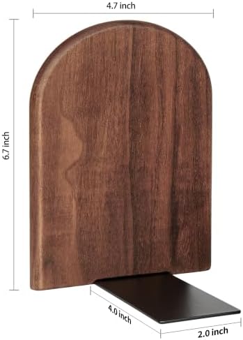 Book Ends,Bookends Wood Book Ends Universal Economy Bookend (1, Large) - Image 6