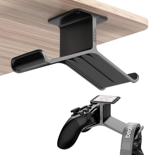 Controller Holder,Headphone Stand Headset and Controller Stand Under Desk Controller Holder with Strong Double Sided Tape Universal Design for Xbox ONE, PS5, PS4, PC by Yocice