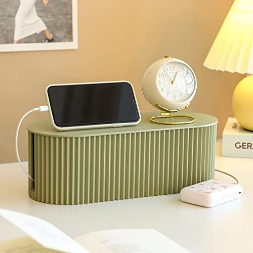 Cable Management Box, Power Strip Holder, Large, Green - Image 6