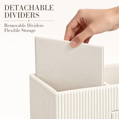 Desk Organizer with Drawer,Pencil Pen Holder for Desk,Sticky Note Holder - Image 4