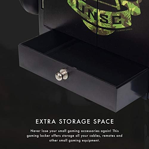Numskull Official Halo Gaming Accessory Locker & Storage Stand – Holds 10 Games/DVDs, 4 Controllers, Headset, and Accessories – Durable & Compact Organizer – Official Halo Merchandise - Image 5