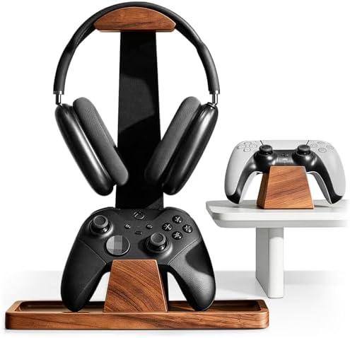 UPERGO Headphone and Headset Stand with Controller Holders for Gaming Desk by UPERGO