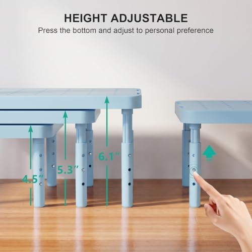 WALI Computer Monitor Stand for Desk, Adjustable Laptop Riser, up to 44 lbs - Image 2