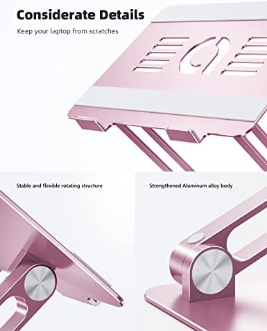 Lamicall Adjustable Laptop Stand for Desk for MacBook Air Pro HP 10-17.3'' - Image 7