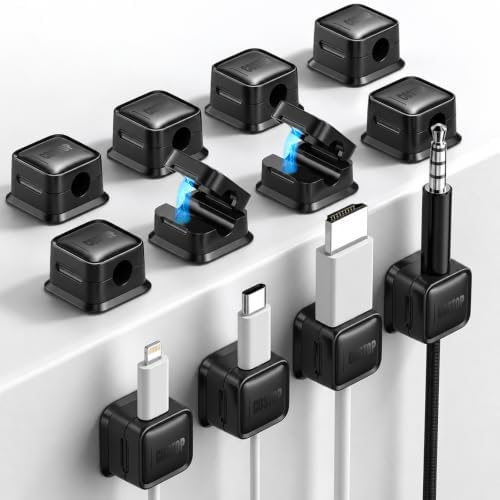 12 Pack Cord Organizer Magnetic Cable Clip Adhesive Wire Management 1s Lock by Costop