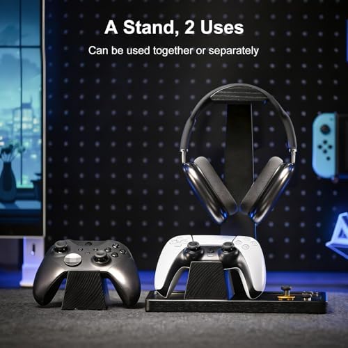 UPERGO Headphone and Headset Stand with Controller Holders Gamer Gifts - Image 2