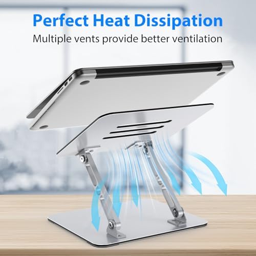 Laptop Stand for Desk, Adjustable Laptop Riser Holder - Image 4
