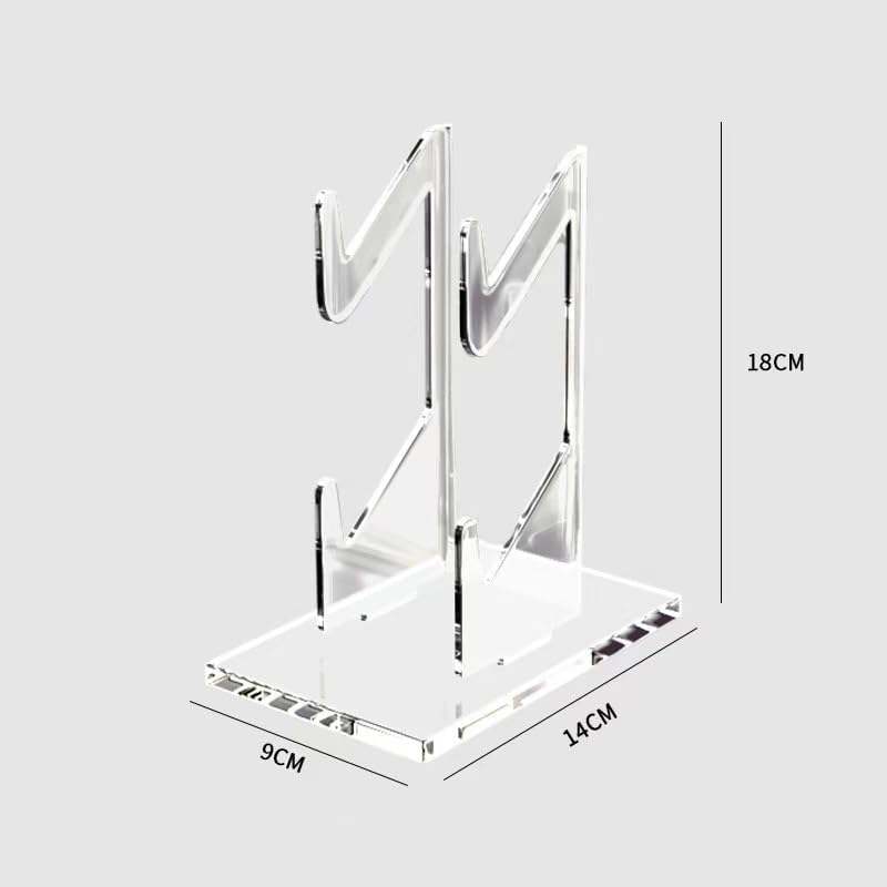 Game Controller Holder 2 Tiers - Universal Dual Controller & Headphone Stand, Acrylic Clear Display Stand Compatible with Nintendo Switch, Xbox, PS5, PS4 - Desk Mounts - Image 3