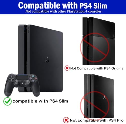 Wall Mount for PS4 Slim with Controller & Headphone Holders - Image 2